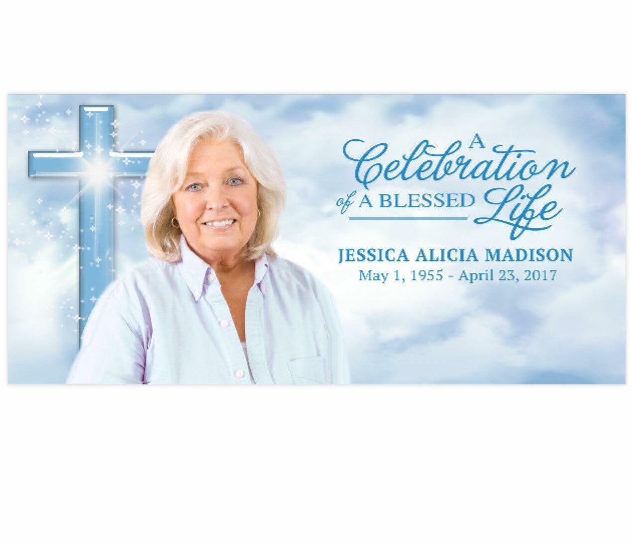 Adoration Cross Casket Head Panel Insert - Celebrate Prints