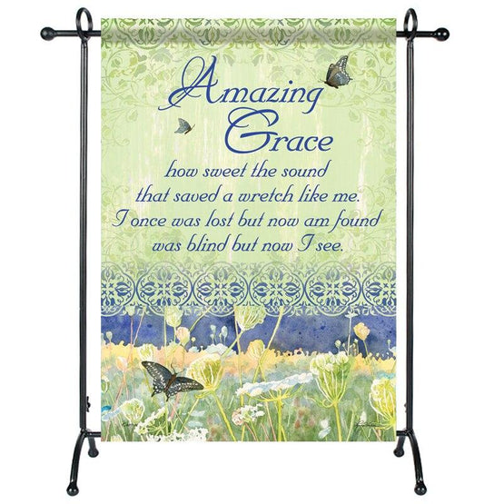 Amazing Grace Garden or Cemetery Flag - Celebrate Prints