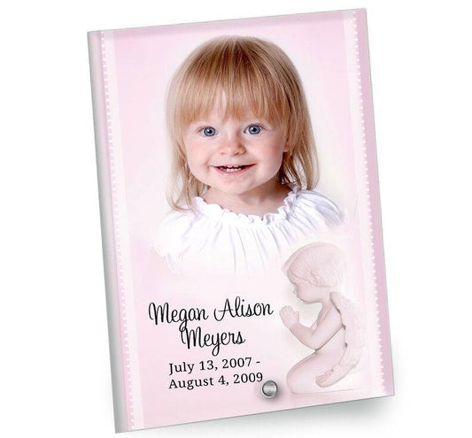 Angela In Loving Memory Beveled Glass Memorial Portrait
