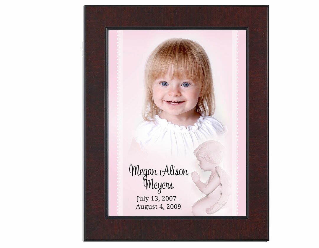 Angela Memorial Portraits Poster framed
