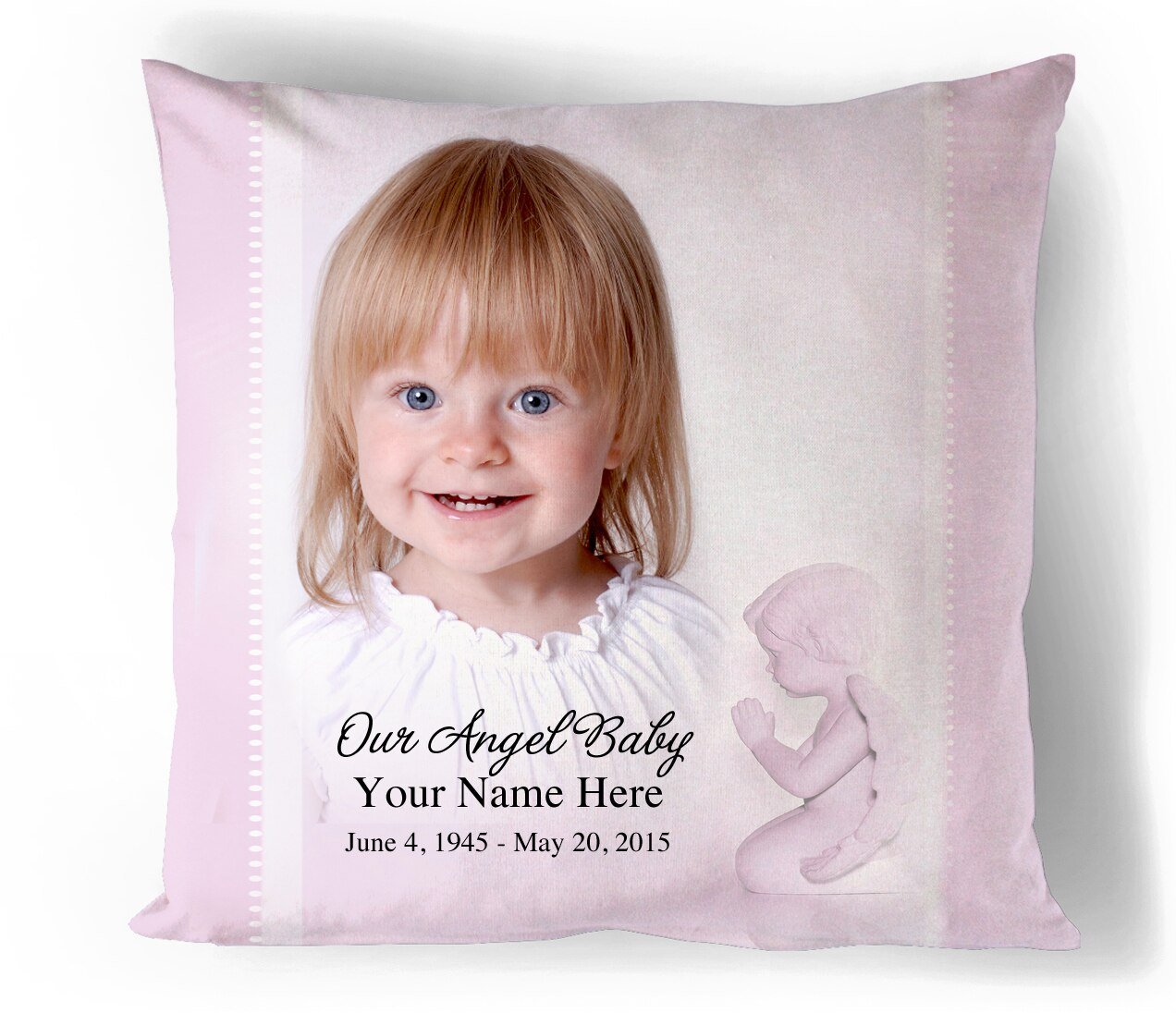 Angela In Loving Memory Memorial Pillows