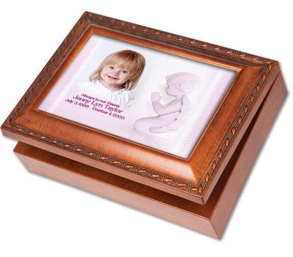 Angela Keepsake & In Loving Memory Memorial Music Box