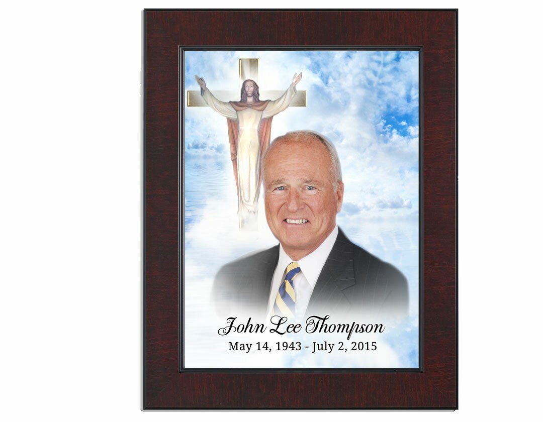 Assurance Memorial Portrait Poster framed
