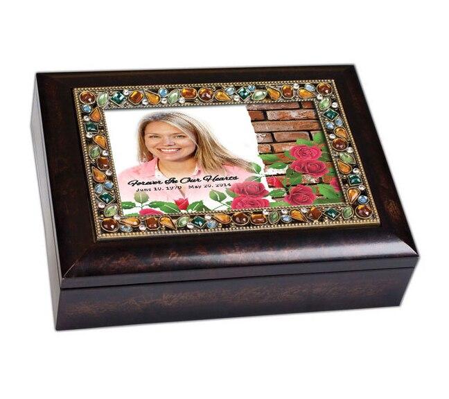 Austere Jewel Music In Loving Memory Memorial Keepsake Box