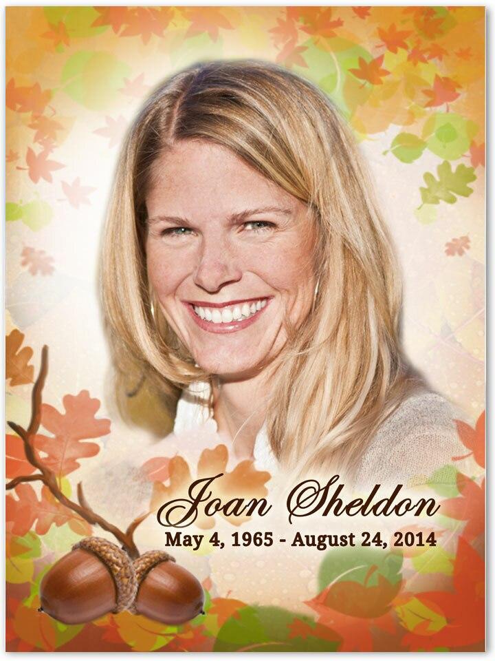 Autumn Memorial Portrait Poster