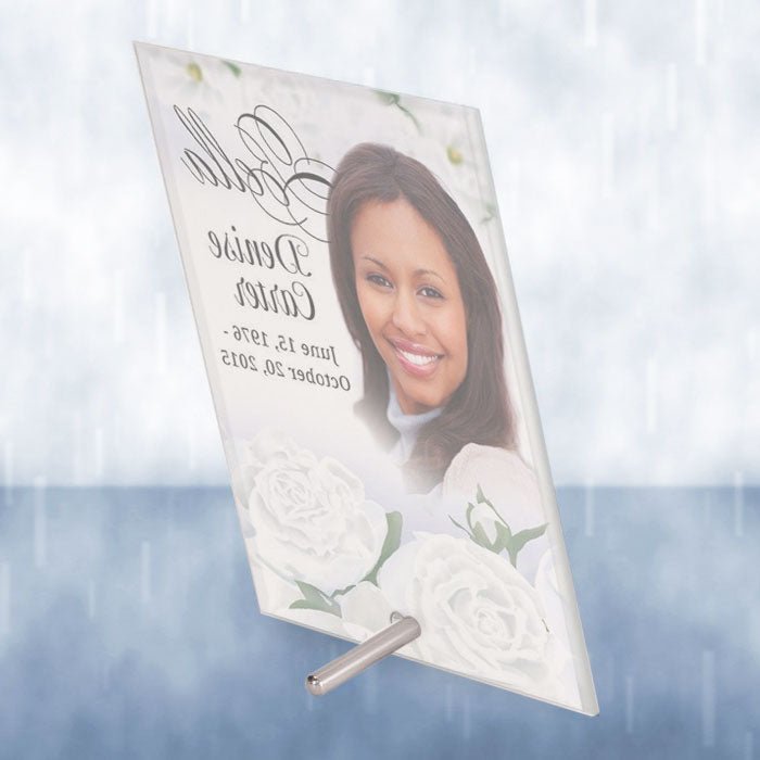 Awakening Beveled Glass Memorial Plaque - Celebrate Prints