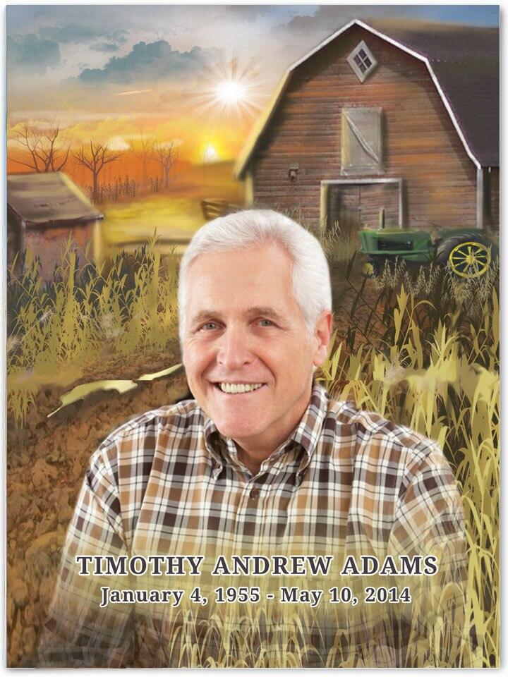 Barn Memorial Portrait Poster