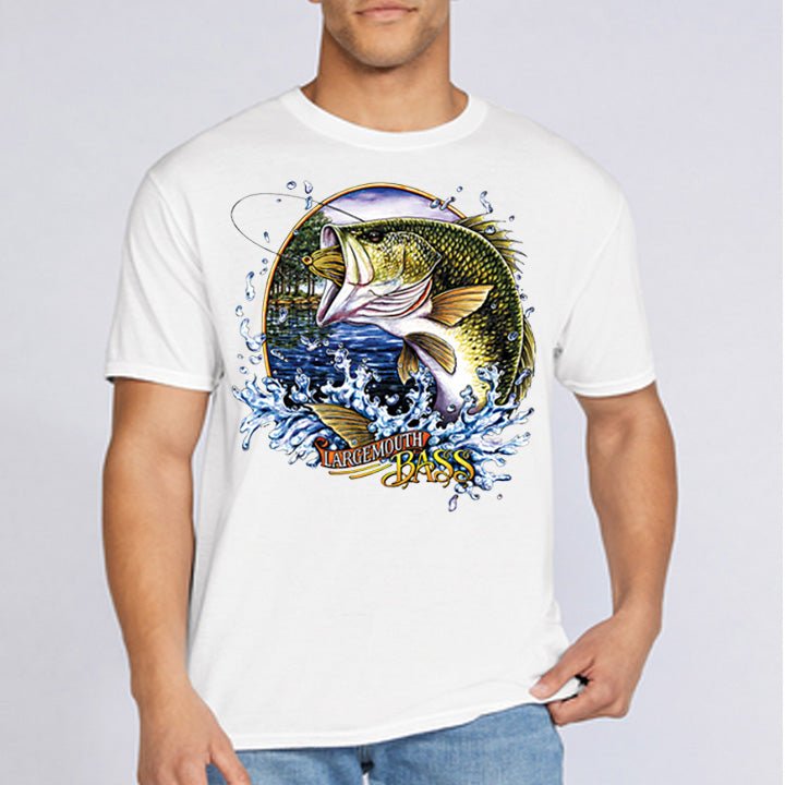 Bass Fish Fishing Fisherman T-Shirt - Celebrate Prints