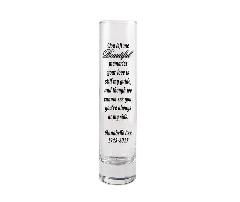 Beautiful Glass Bud Memories Vase - Celebrate Prints