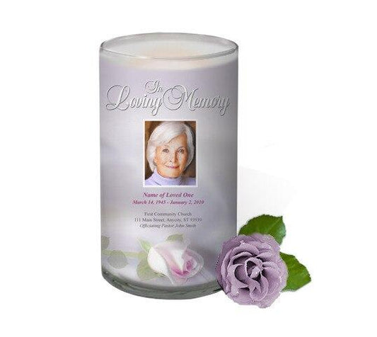 Beloved Memorial Glass Candle 3x6
