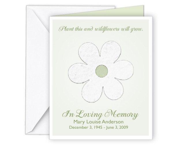 Blossom Plantable Memorial Card (Pack of 25) - Celebrate Prints