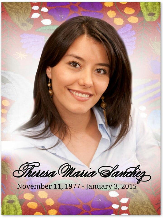 Bonita In Loving Memory Memorial Portrait Poster