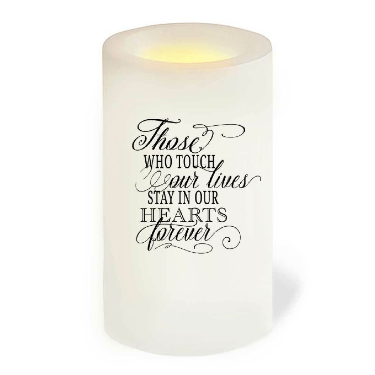 Brennan Personalized Flameless LED Memorial Candle - Celebrate Prints