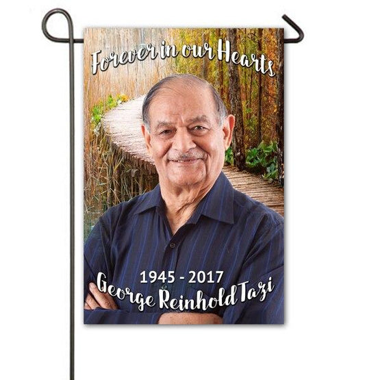 Bridge Passageway Personalized Memorial Garden Flag - Celebrate Prints