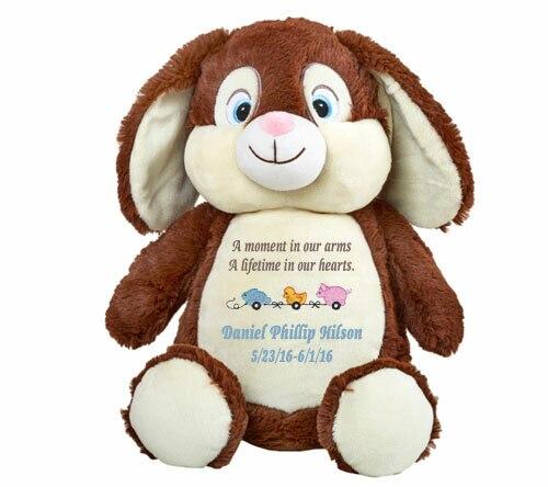 Bunny Memorial Stuffed Animal Urn - Celebrate Prints