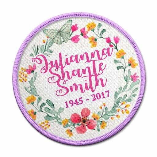 Butterfly Wreath In Memory Of Patches