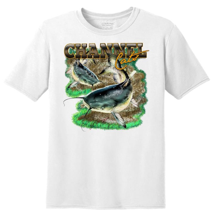 Catfish Fishing Fisherman T-Shirt - Celebrate Prints