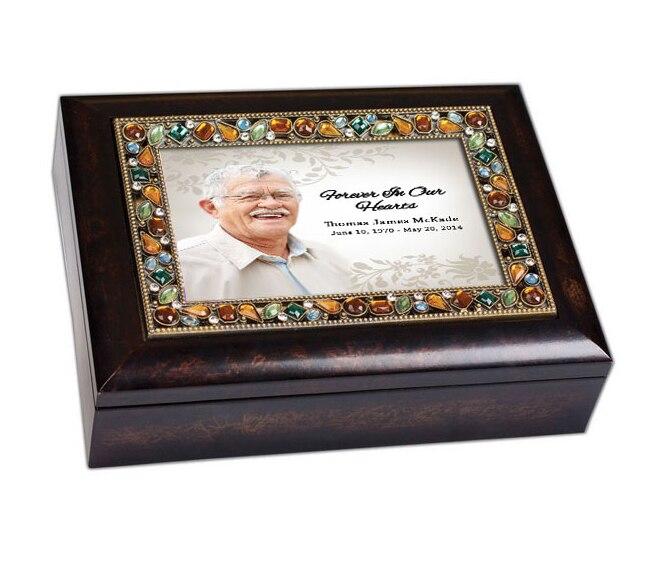 Ceasar Jewel In Loving Memory Music Memorial Keepsake Box