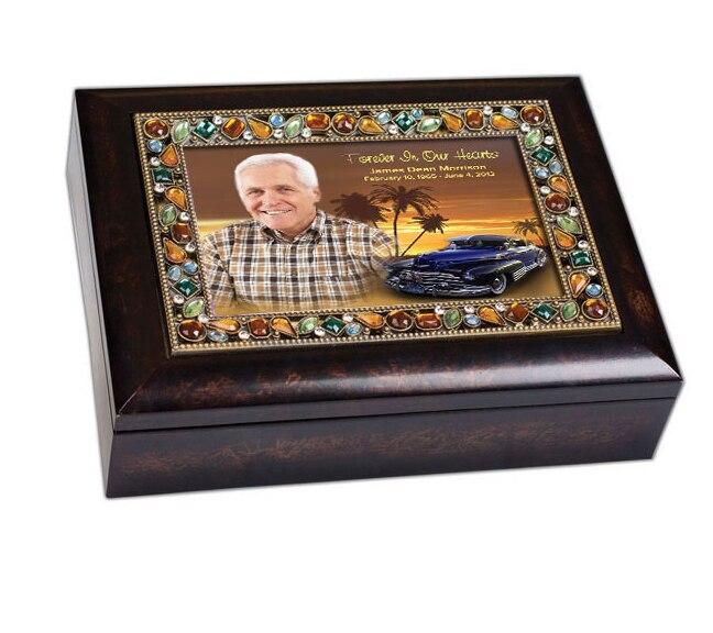 Classic Car Jewel Music Memorial Keepsake Box - Celebrate Prints