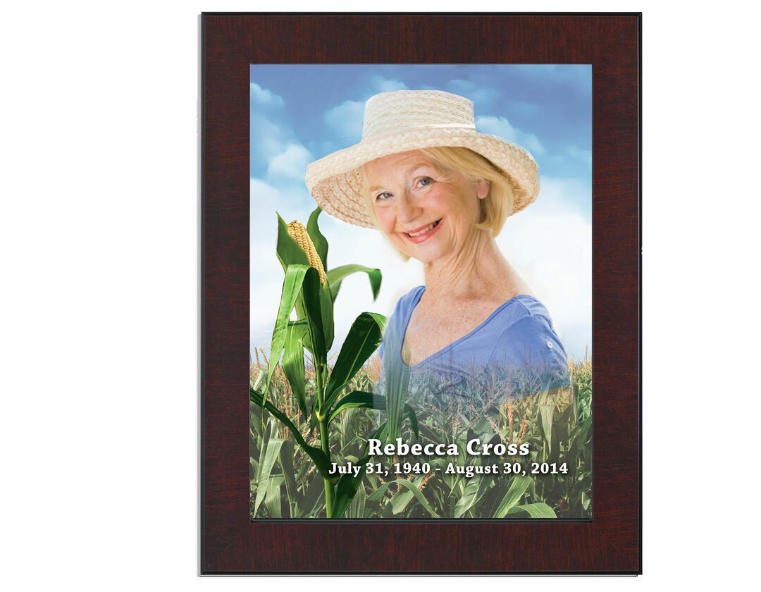 Cornfield Funeral Memorial Poster - Celebrate Prints