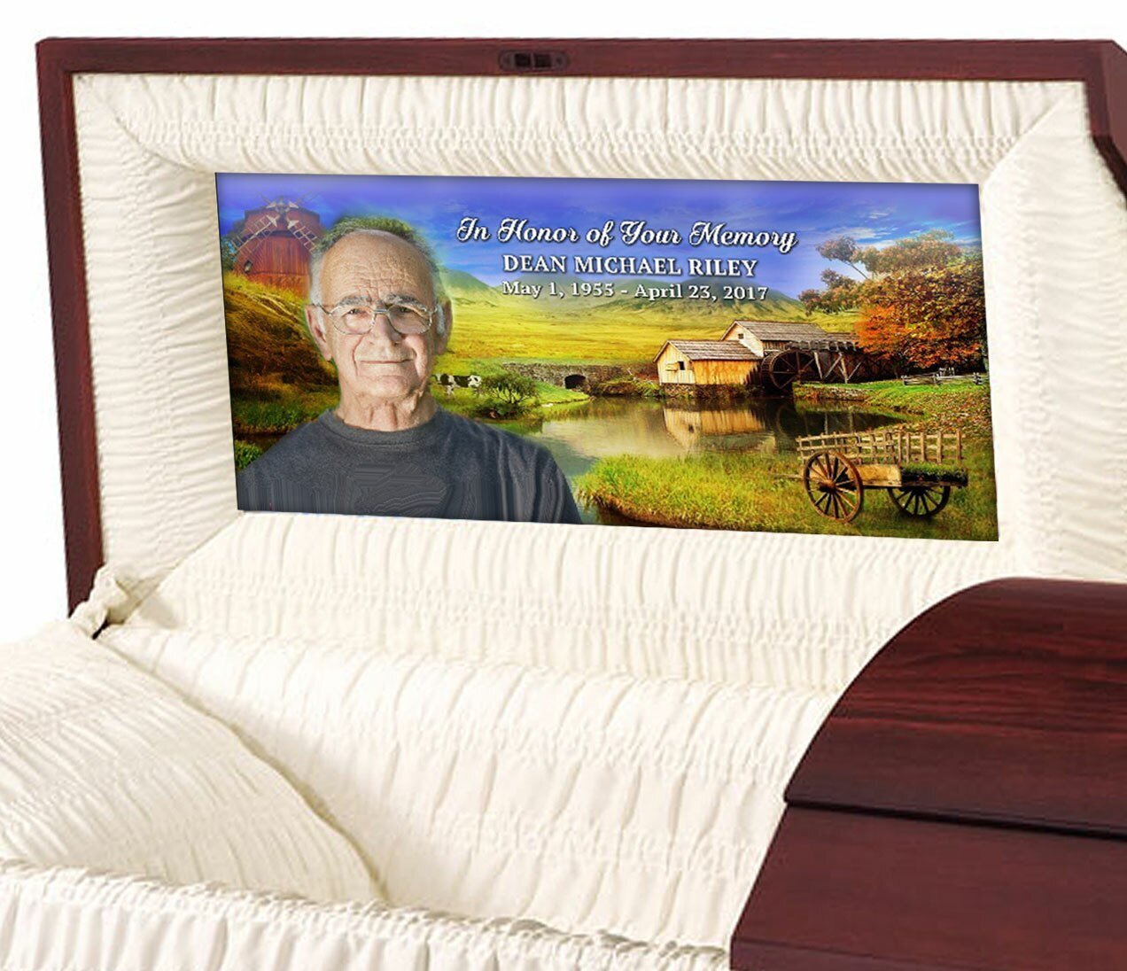Countryside Casket Head Panel Insert - Celebrate Prints