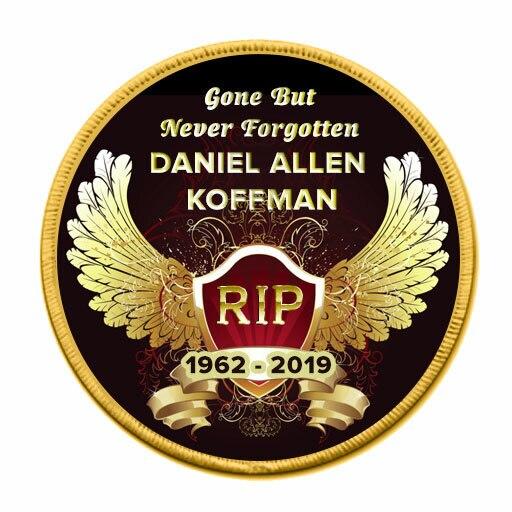 Crest Wings of Gold In Loving Memory Of Patch - Celebrate Prints