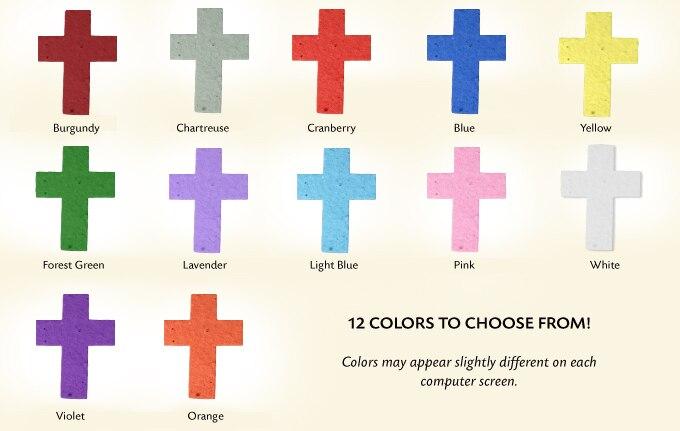 Cross Faith Plantable Memorial Card (Pack of 25) - Celebrate Prints