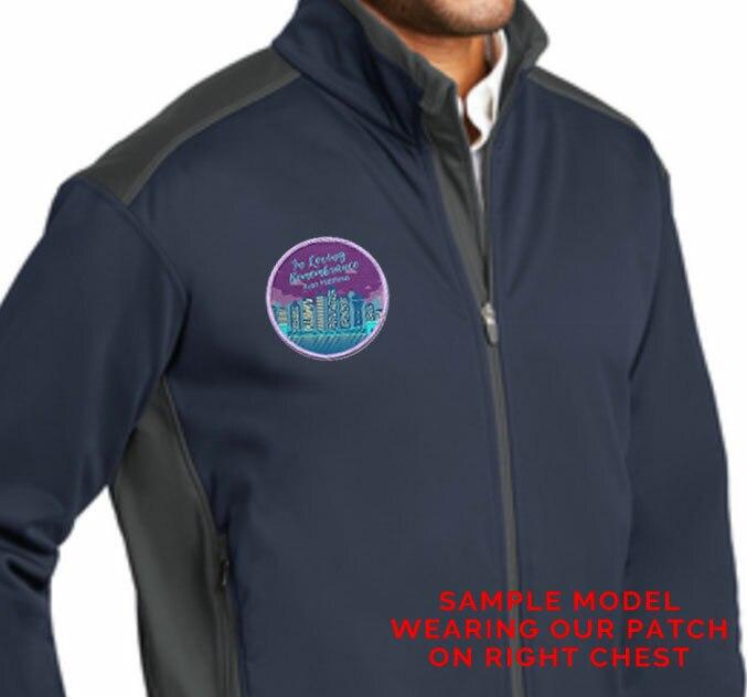 Cross With Wings Memorial Patch - Celebrate Prints