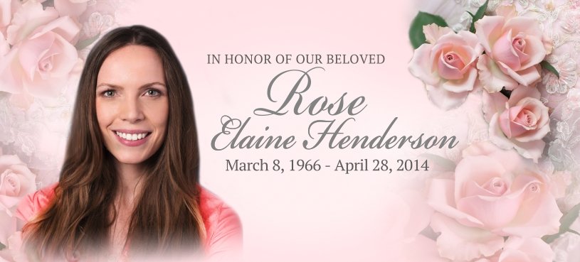 Custom Casket Panel Insert - Pink Roses Design - Celebrate Prints