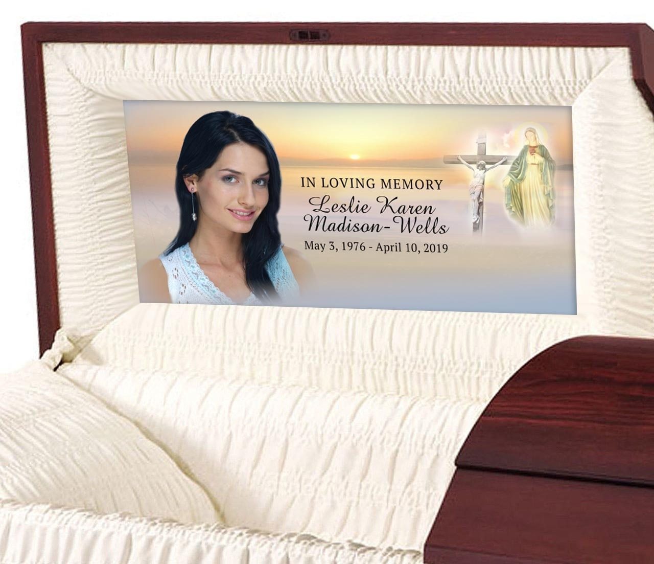 Custom Casket Panel Insert - Vision Design - Celebrate Prints