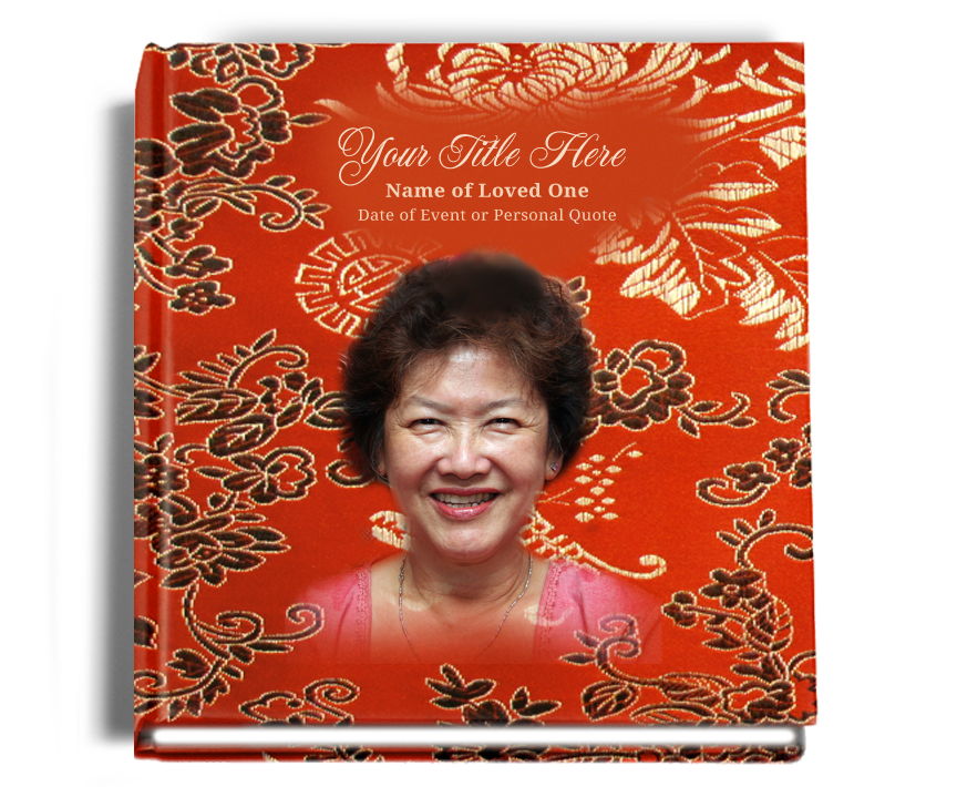 Dynasty Perfect Bind Funeral Guest Book