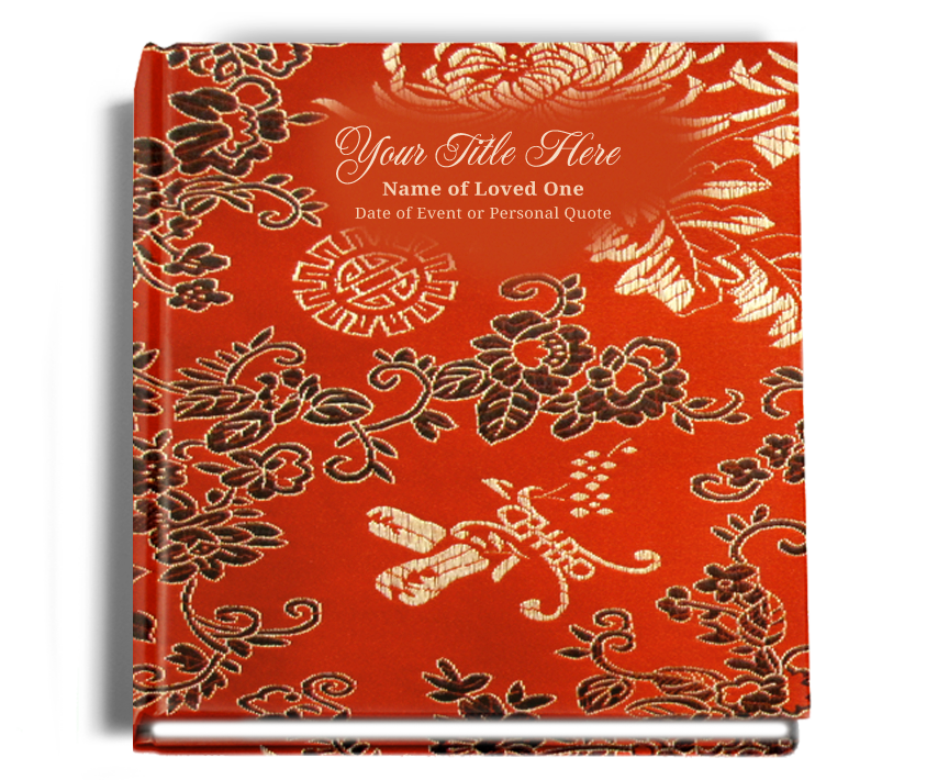 Dynasty Perfect Bind Funeral Guest Book