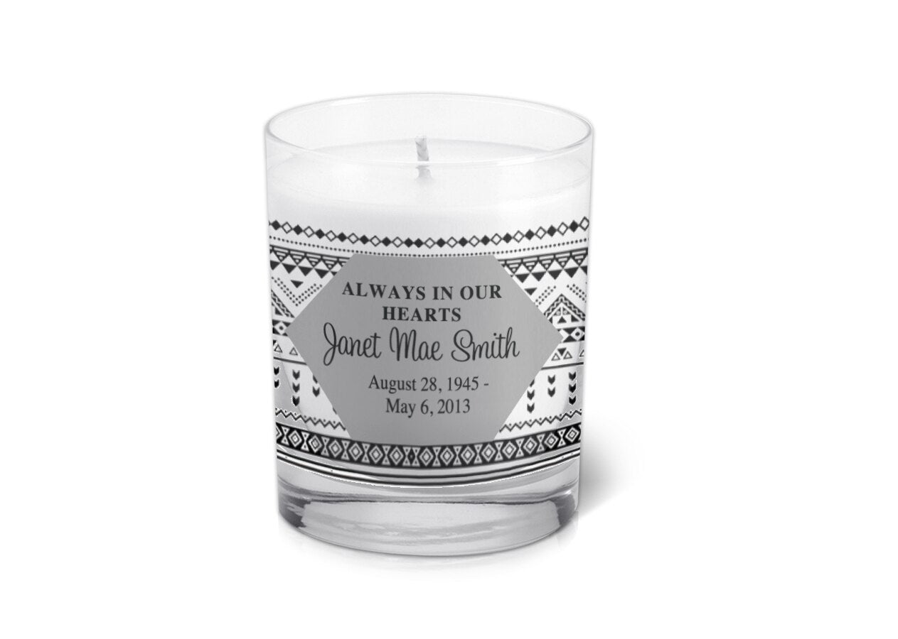 Emma Personalized Votive Memorial Candle - Celebrate Prints
