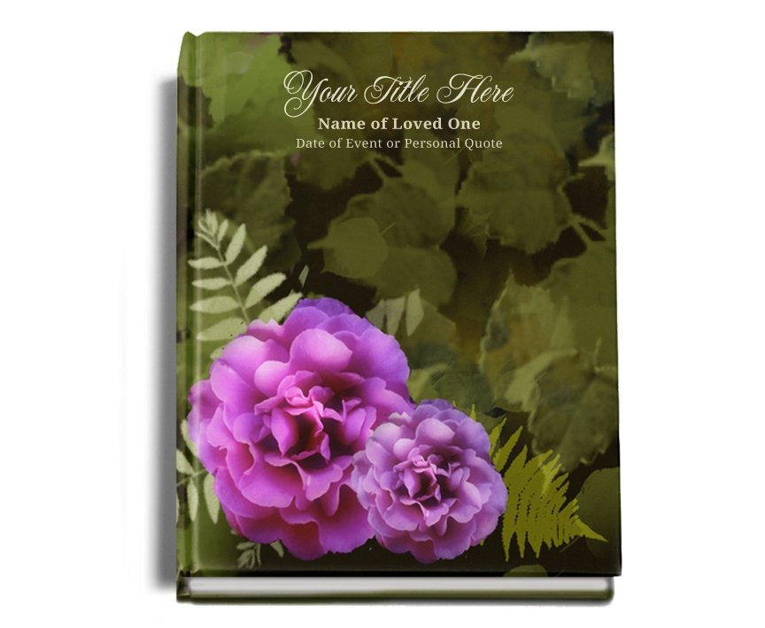 Essence Perfect Bind Memorial Funeral Guest Book - Celebrate Prints