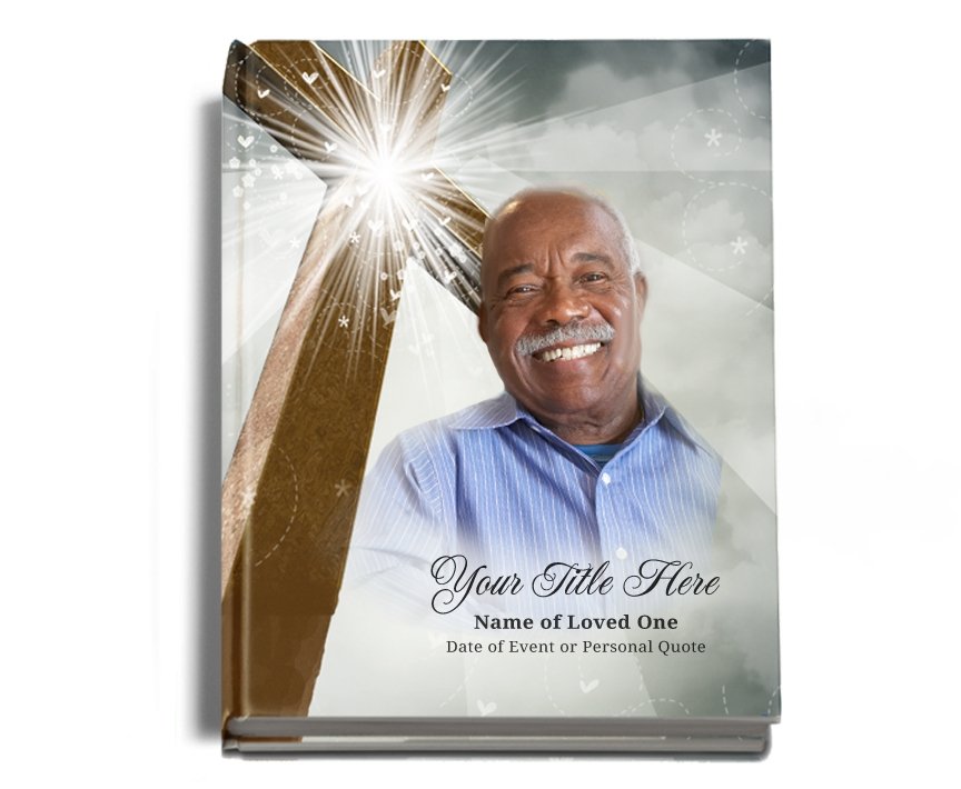 Eternal Perfect Bind Memorial Funeral Guest Book - Celebrate Prints