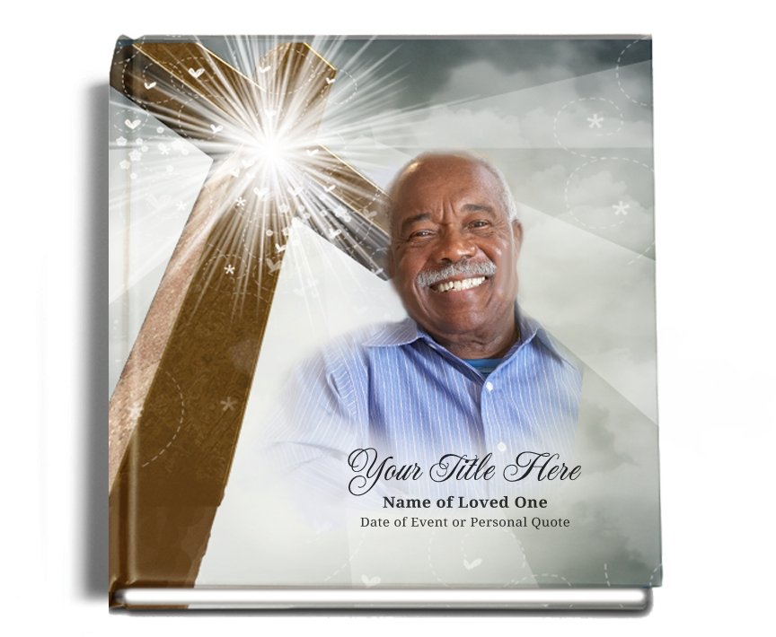 Eternal Perfect Bind Memorial Funeral Guest Book - Celebrate Prints
