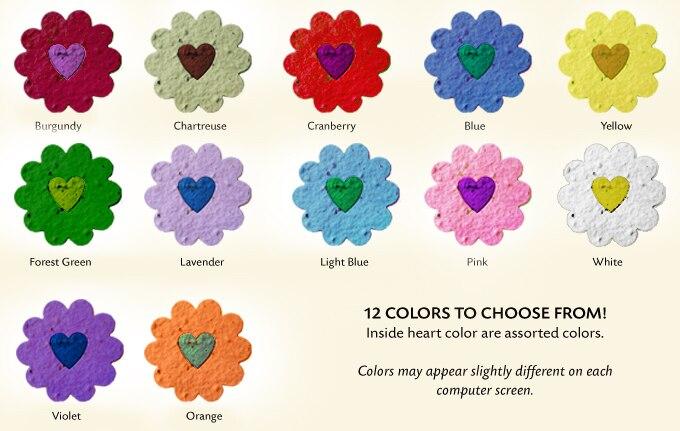Flower Plantable Memorial Card (Pack of 25) - Celebrate Prints