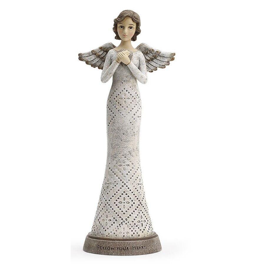 Follow Your Heart In Loving Memory Angel Figurine - Celebrate Prints