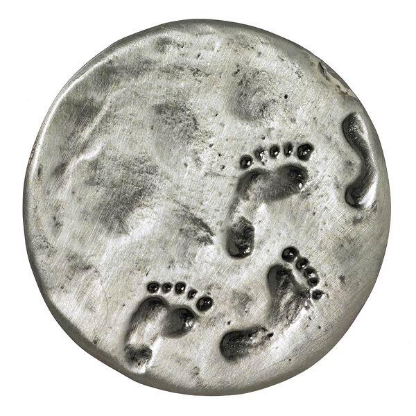 Footprints In The Sand Pocket Coin - Celebrate Prints