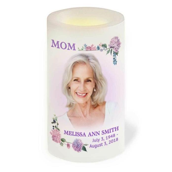 For Her LED Flameless Personalized Memorial Candle - Celebrate Prints