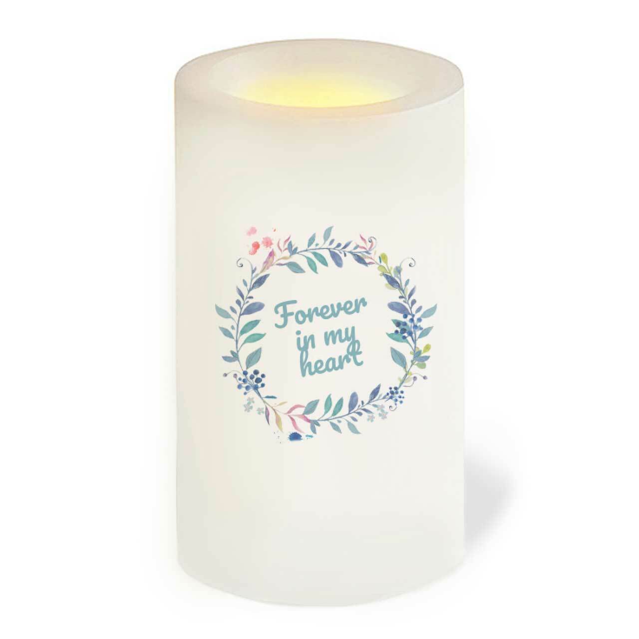 For Him Personalized Flameless LED Memorial Candle - Celebrate Prints