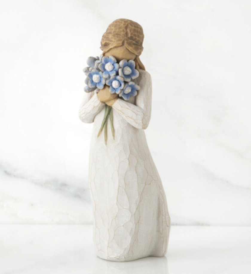 Forget-Me-Not Willow Tree® Figurine - Celebrate Prints
