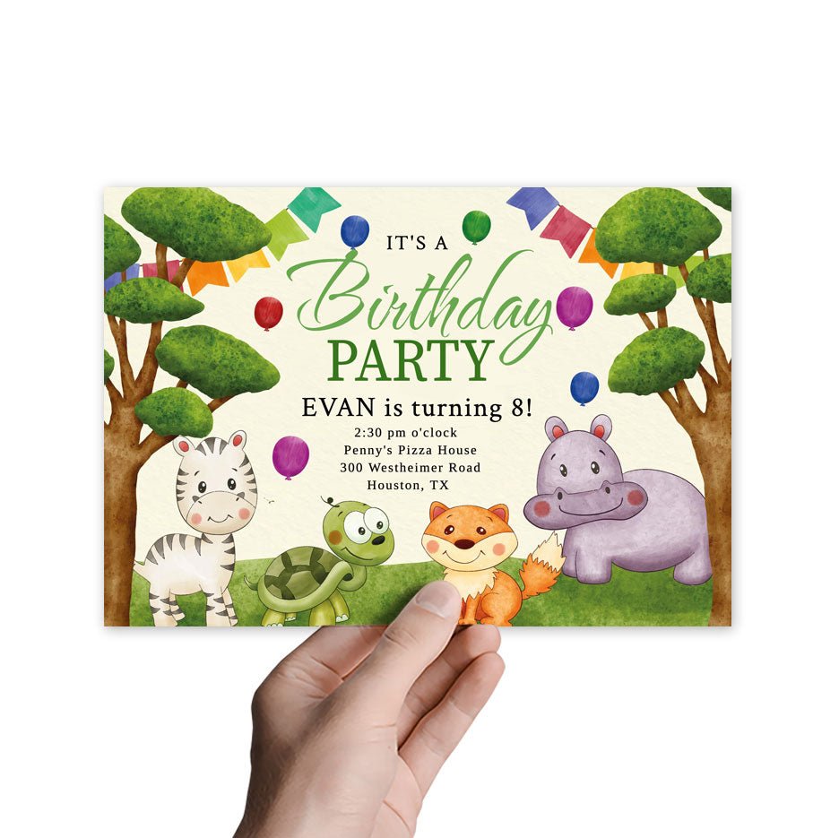 Friends Kids Birthday Invitation Template - Celebrate Prints