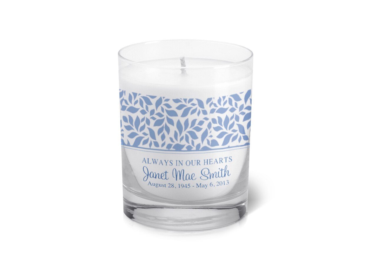 Genesis Personalized Votive Memorial Candle - Celebrate Prints