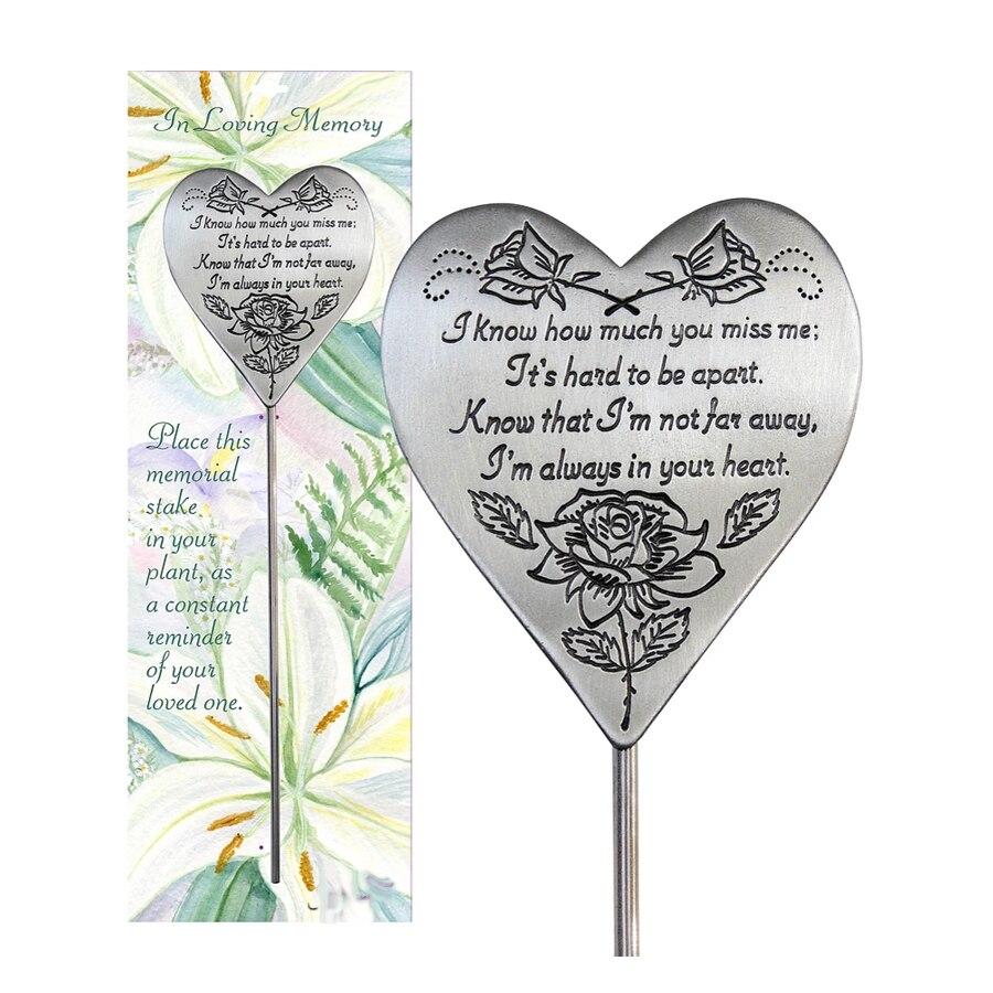 Heart Memorial Garden Plant Stake - Celebrate Prints