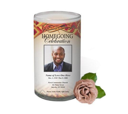 Impala Personalized Glass Memorial Candle - Celebrate Prints