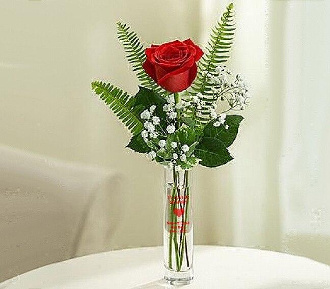 In Loving Memory Glass Bud Vase - Celebrate Prints