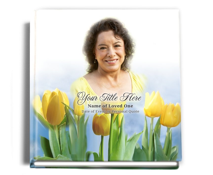 Inspire Perfect Bind Memorial Funeral Guest Book - Celebrate Prints