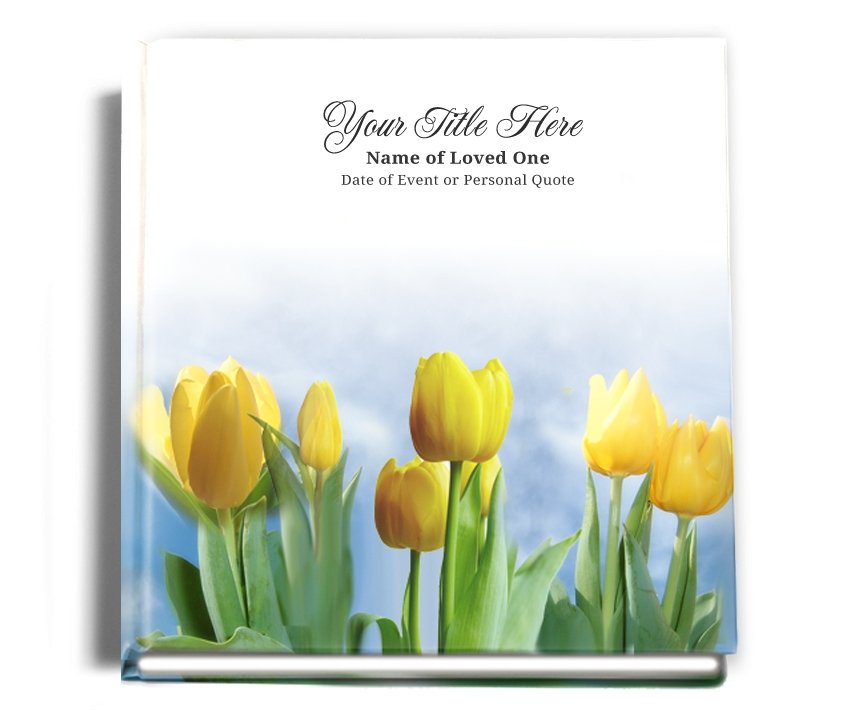 Inspire Perfect Bind Memorial Funeral Guest Book - Celebrate Prints