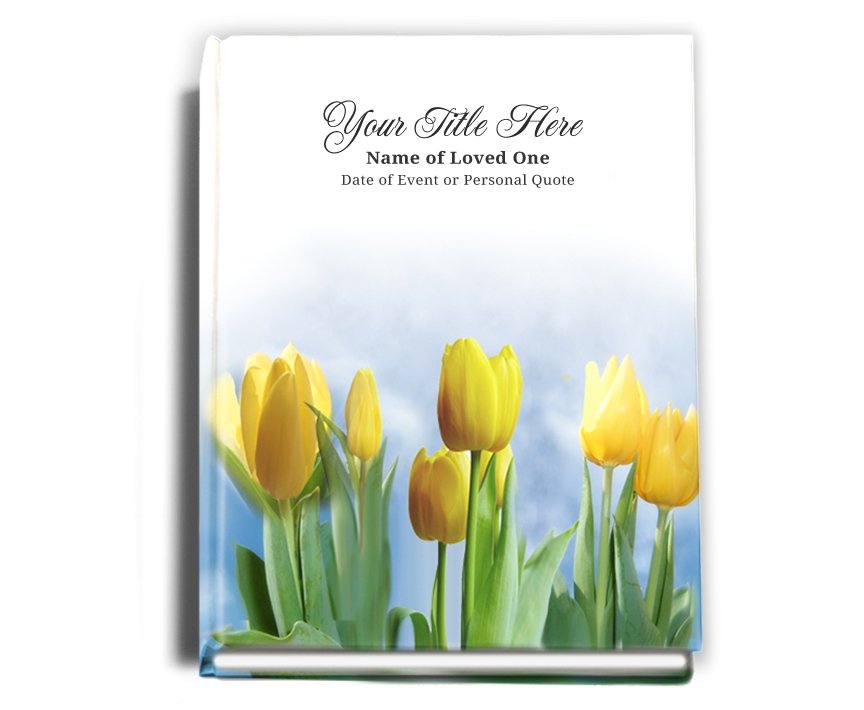 Inspire Perfect Bind Memorial Funeral Guest Book - Celebrate Prints